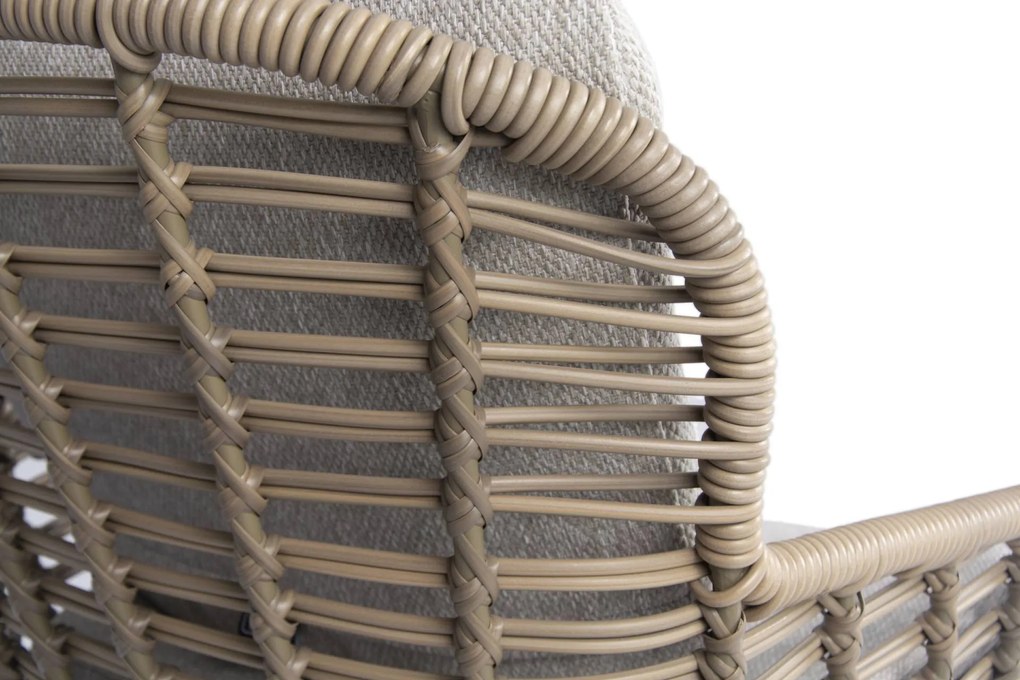 4 Seasons Outdoor Lugano loungeset met loungetafel SALE Loungeset lichtgrijs weerbestendig