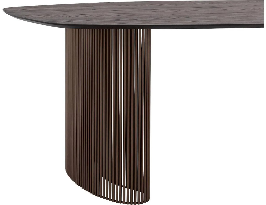 Goossens Excellent Eettafel Uniek, Semi ovaal 200 x 110 cm