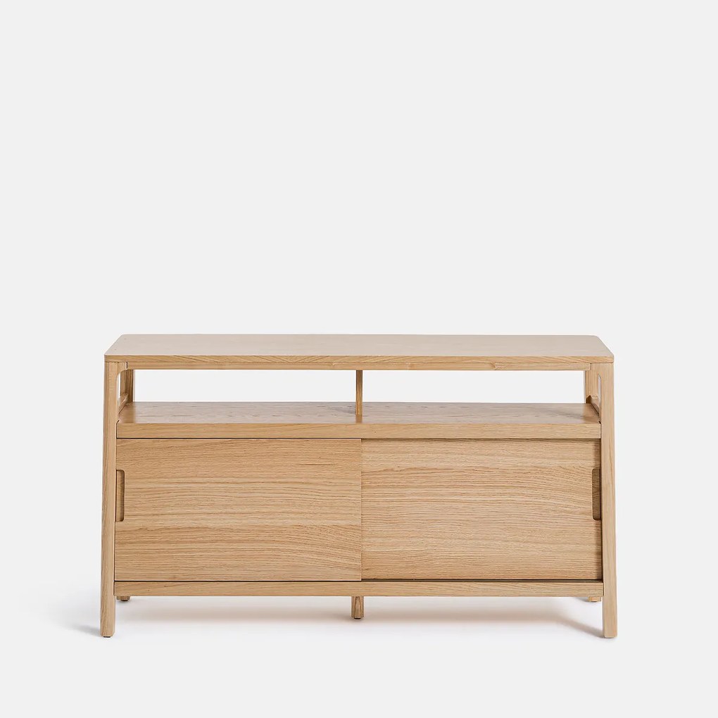 Meubel met dubbele wastafel, breedte 146 cm, TRESS