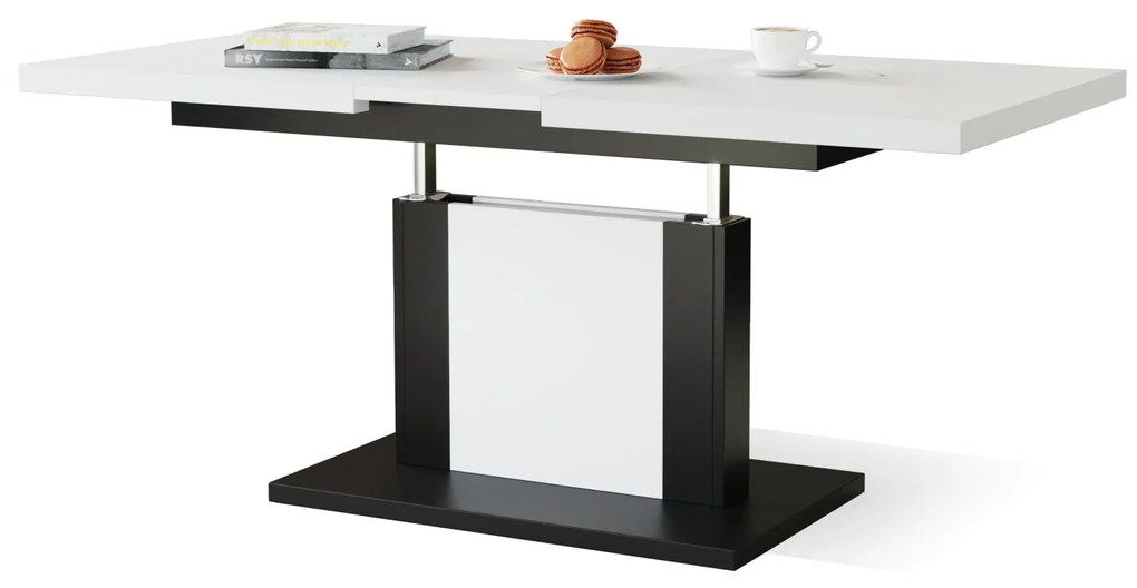 ORION wit / zwart, salontafel