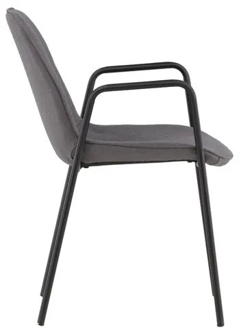 Jörn Eetkamerstoel - Robert  - Donkergrijs - Bouclé - Jörn