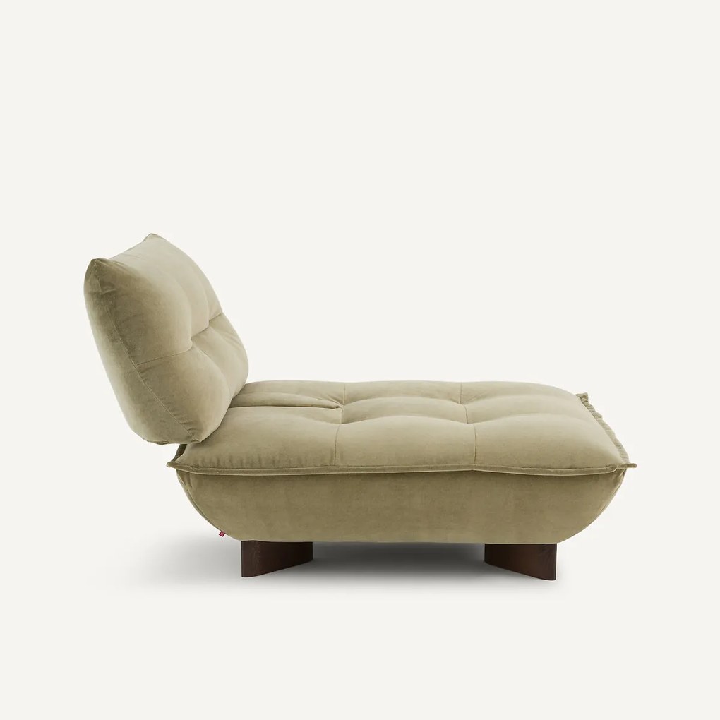 Modulaire fauteuil in linnen fluweel, KAORI