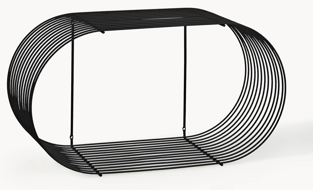 Metalen wandrek Curva, B 61 cm