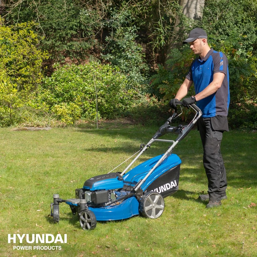 Hyundai Zelfrijdende Benzine Grasmaaier - 51cm ZERO-TURN - Met Elektrische start