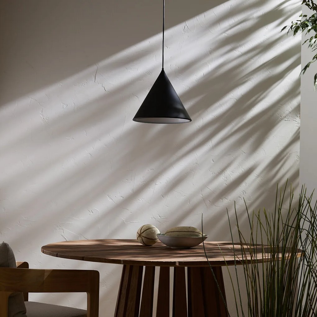 Hanglamp, conisch, voor buiten, Moke