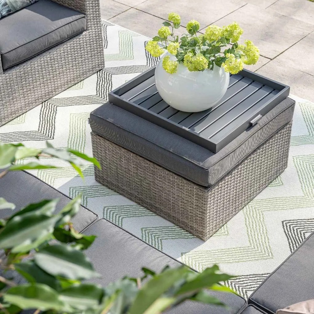 Garden Impressions Altea loungeset 5-delig incl. lounge tuinstoel - grijs