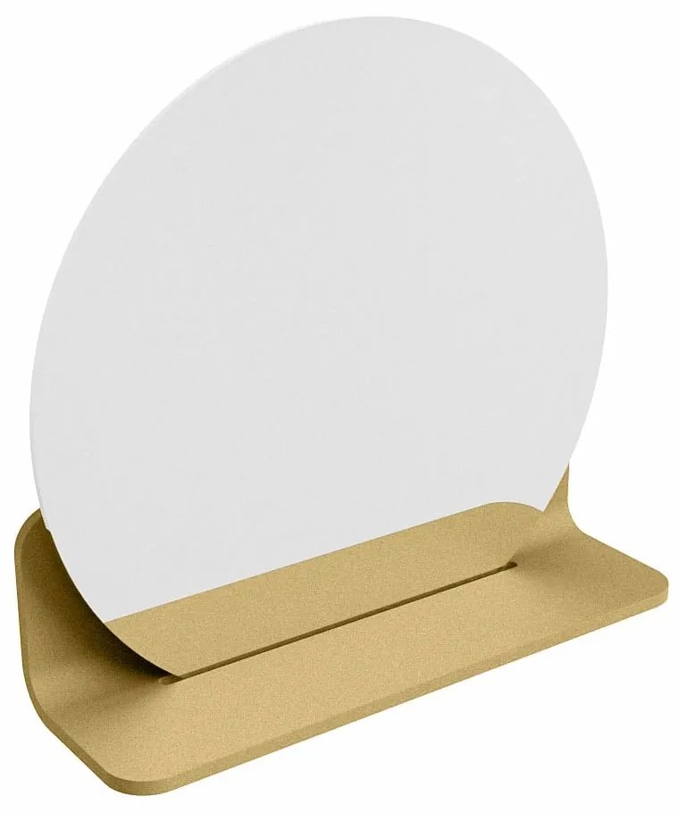 Mondiaz Spot spiegel rond Ø40cm met planchet oro