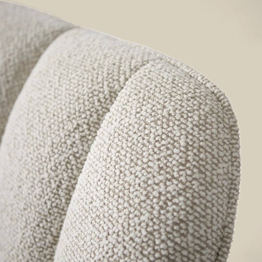 Schommelstoel Beige Stof