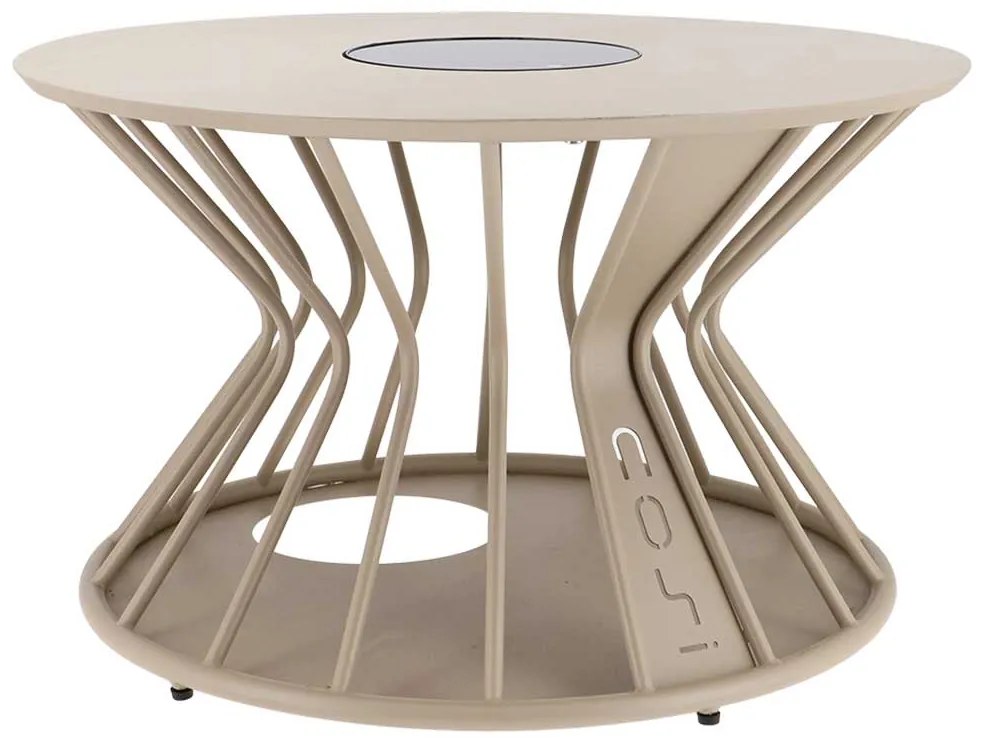 Cosilumia loungetafel met verlichting Ø70 x 41 cm - sandy beige