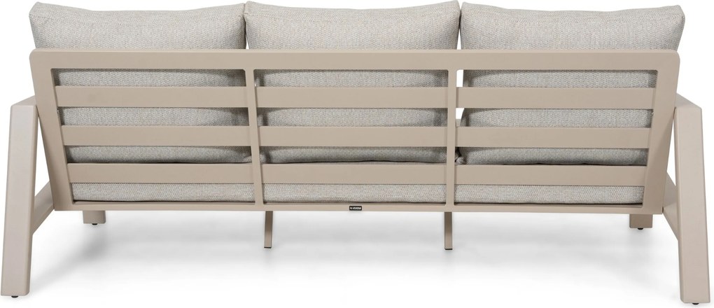 Stoel en Bank Loungeset 5 personen Aluminium Zand/Beige Lifestyle Garden Furniture Melone