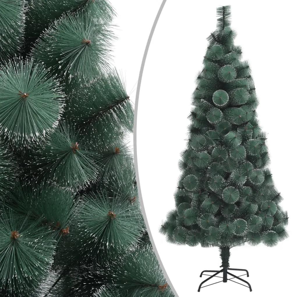 vidaXL Kunstkerstboom met LED's en standaard 150 cm PET groen