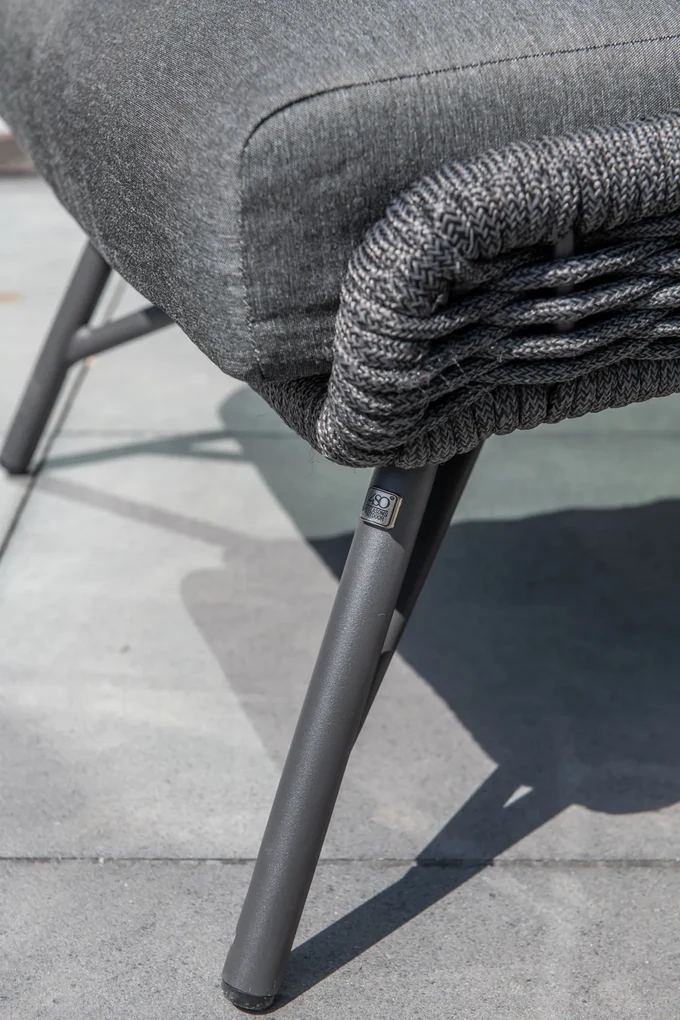 4 Seasons Outdoor Wing Living Chair SALE  Loungestoel    zwart weerbestendig