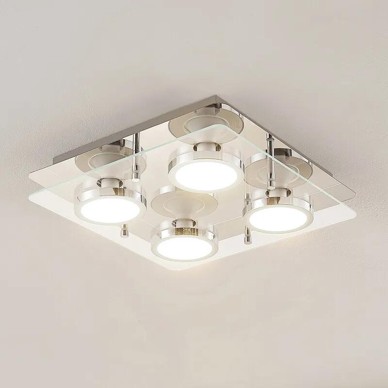 Gabryl LED plafondlamp, 4-lamps - lampen-24