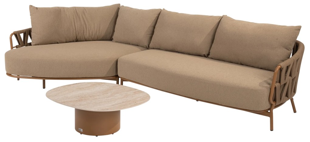 Sofie Biarritz chaise longue loungeset 3 delig keramiek amber 4 Seasons Outdoor