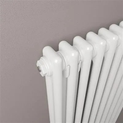 Eastbrook Rivassa 2 koloms radiator 145x60cm staal 2014W wit glans