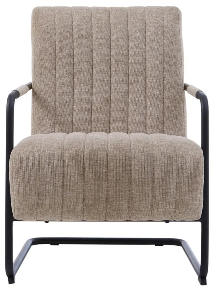 Fauteuil Beige Met Armleuning