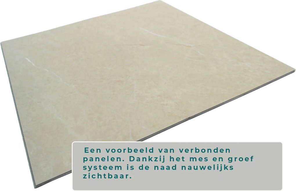 SPC Wandpaneel MAT Beton Light - mes&amp;groef 60x30cm | Badkamer Wandpanelen