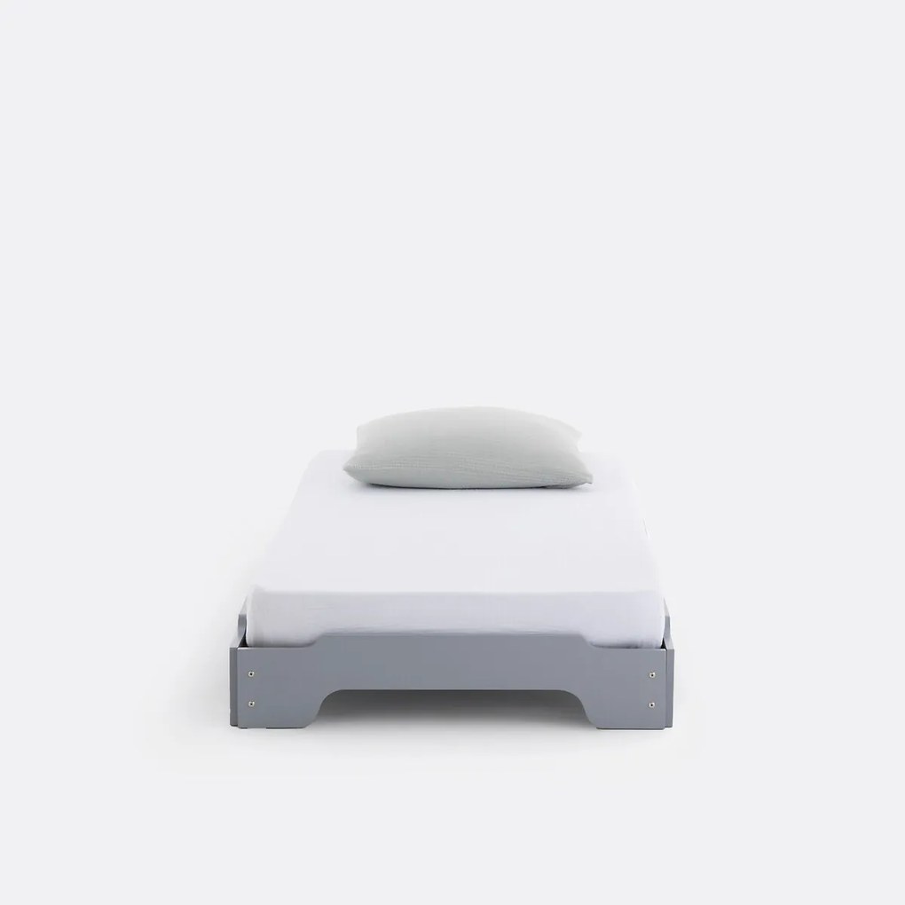 Bed met boxspring, stapelbaar, EGZIGU