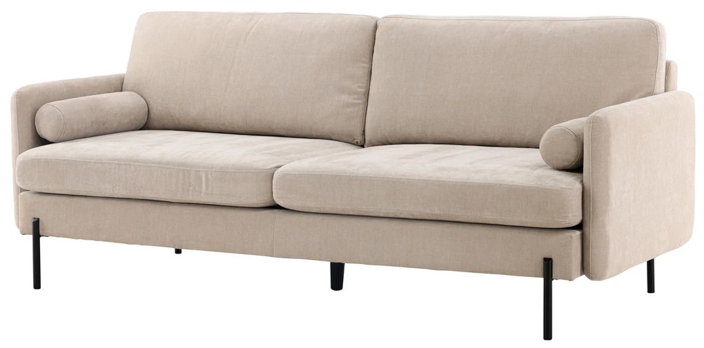 Jörn Urban Sofa - 3-Zitsbank - Beige Velour Stof - Jorn