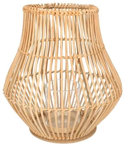 Windlicht, rotan,Ø 26 cm