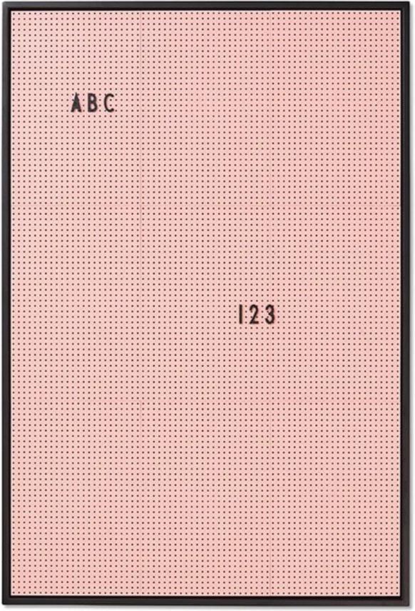 Design Letters | Letterbord A2 a2: breedte 42 cm x hoogte 59.4 cm roze decoratieve wandobjecten mdf, staal wanddeco decoratie | NADUVI outlet