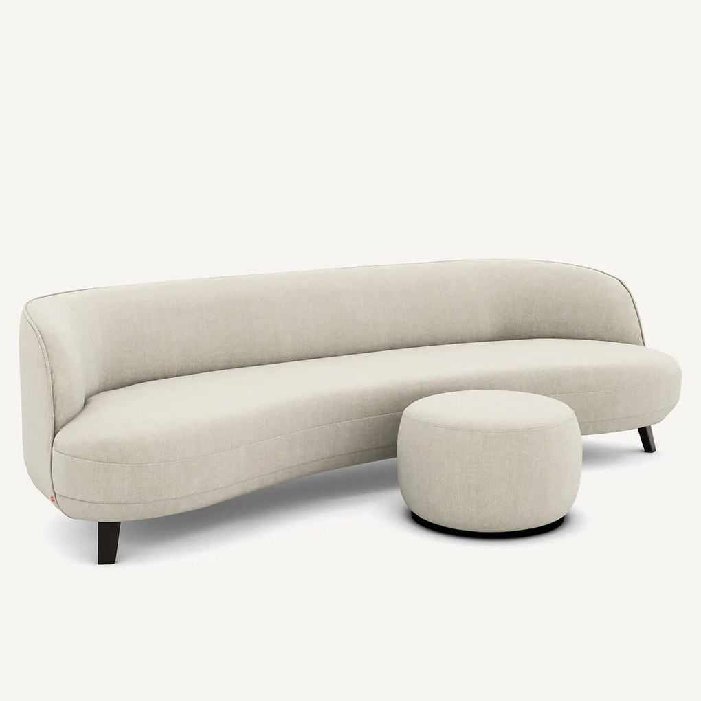 XL katoen/linnen voetensteun Rosebury design E.Gallina