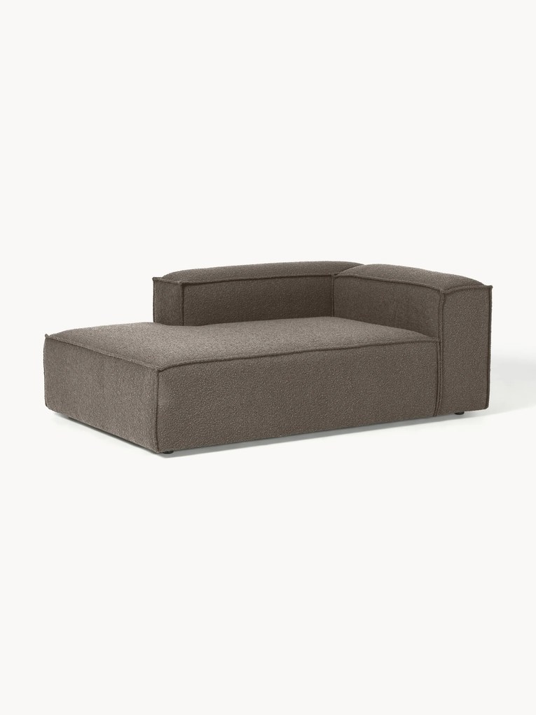 Bouclé hoekbankmodule Lennon