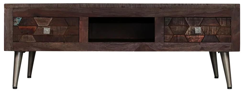 vidaXL Salontafel 100x60x35 cm massief gerecycled hout