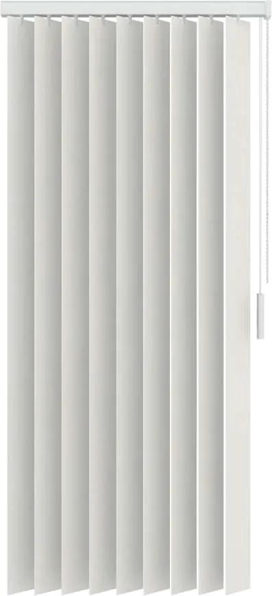 Verticale lamellen PVC verduisterend 89 mm - gebroken wit - 150x180 cm - Leen Bakker