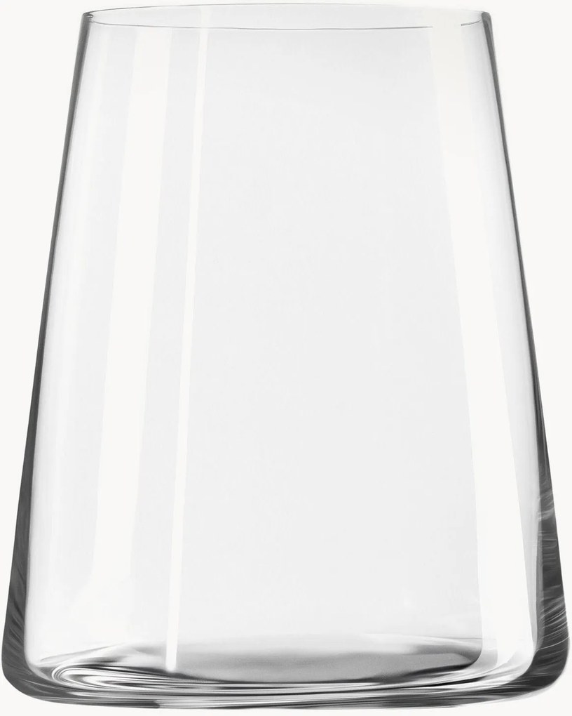 Kristallen glazen Power in kegelvorm, 6-delig