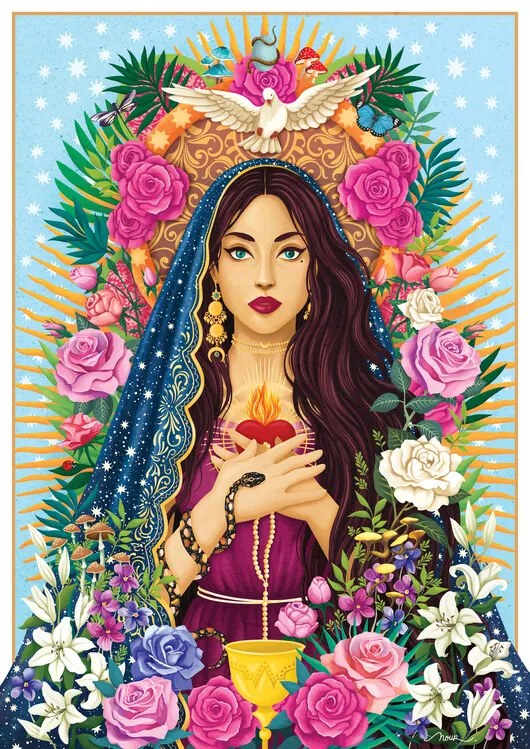 Ilustratie Mother Mary, Nour Tohme