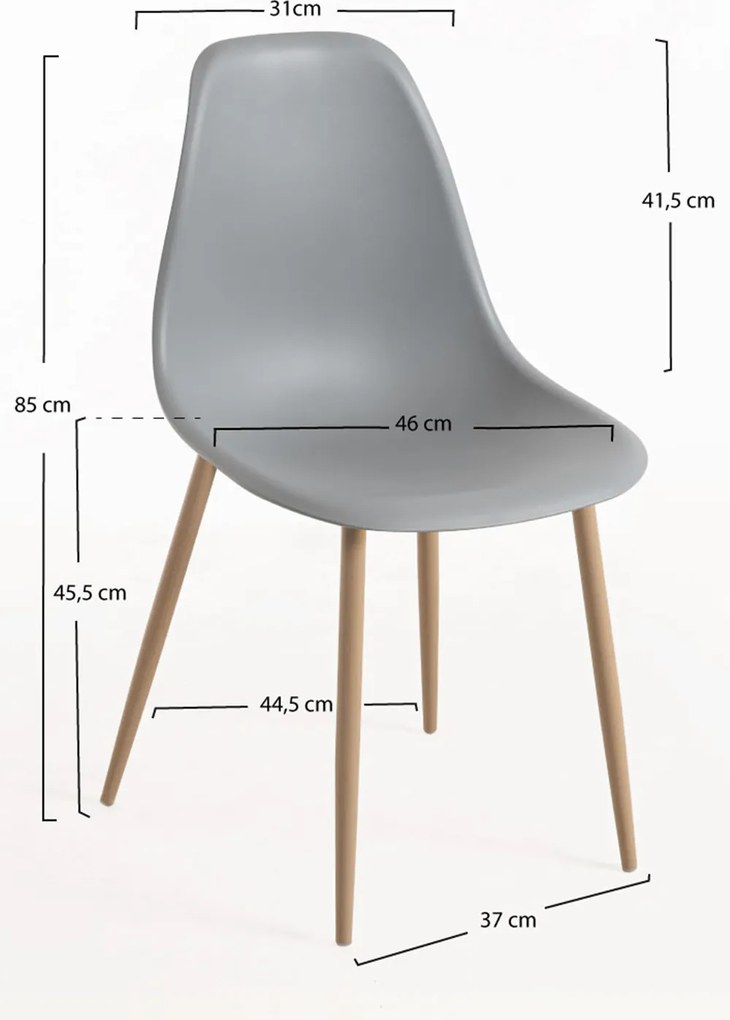 Set 4 Mykle Stoelen