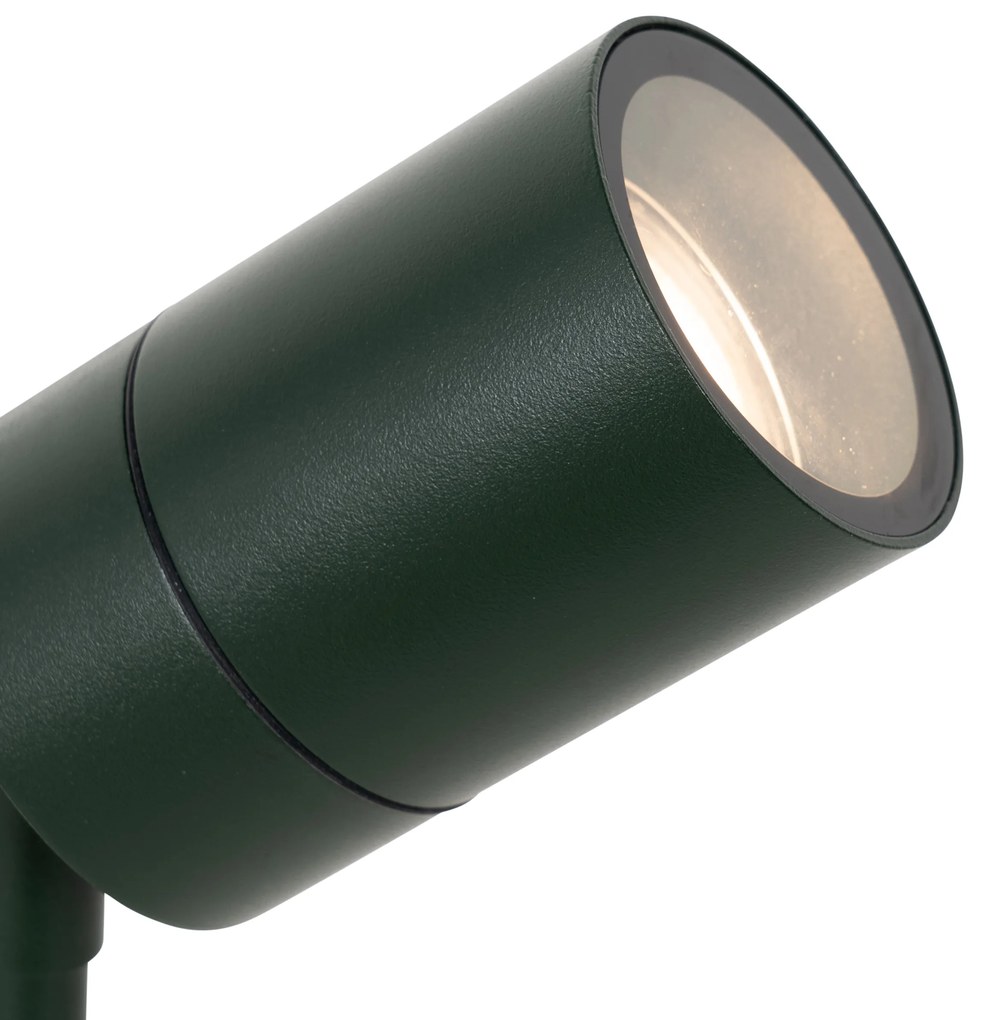 Buitenlamp Prikspot donker groen verstelbaar IP44 - Solo Modern GU10 IP44 Buitenverlichting rond