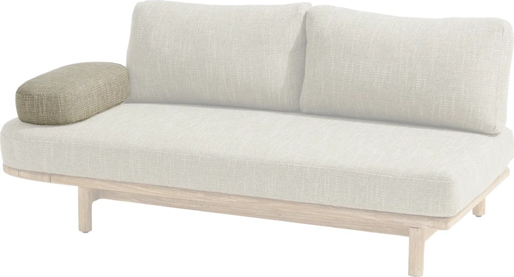 Taste by 4 Seasons Marco lounge hoekbank XL teak LoungebankLoungeset   houtkleur weerbestendig