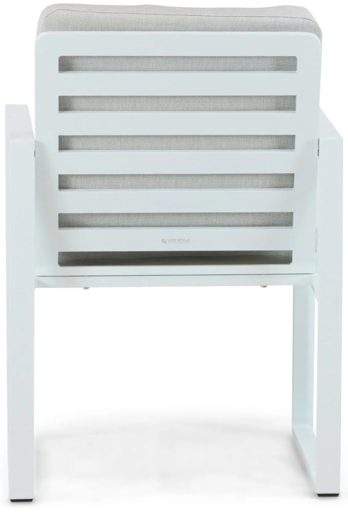 Tuinstoel Aluminium Wit Lifestyle Garden Furniture Nuno