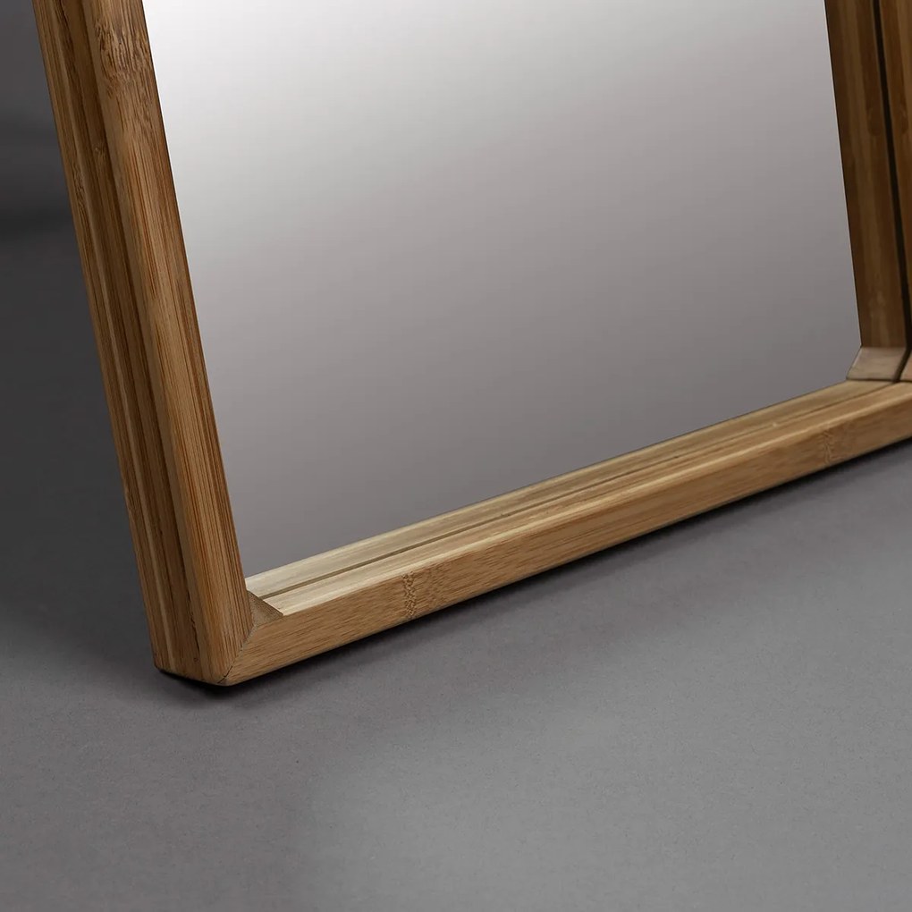 Dutchbone Caroun Staande Boogspiegel Bamboe - 40x160cm