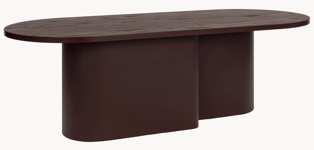 Ovale houten salontafel Looi