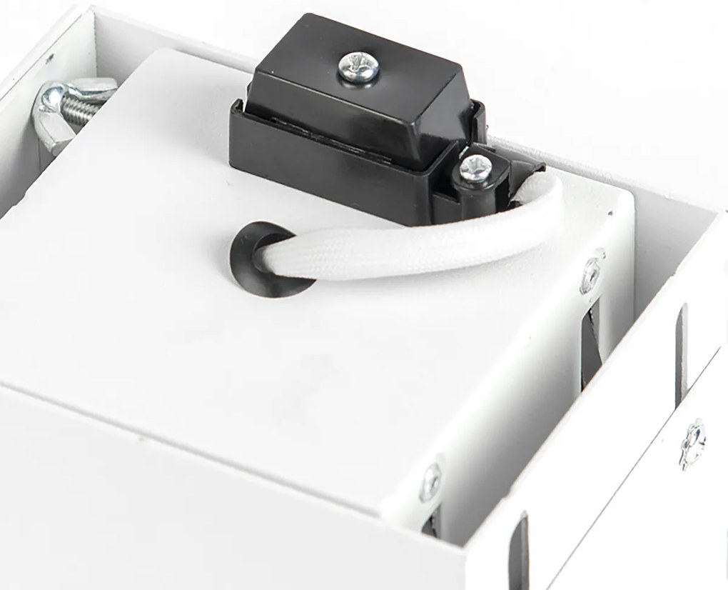 Set van 12 inbouwspot wit GU10 kantelbaar trimless - Oneon