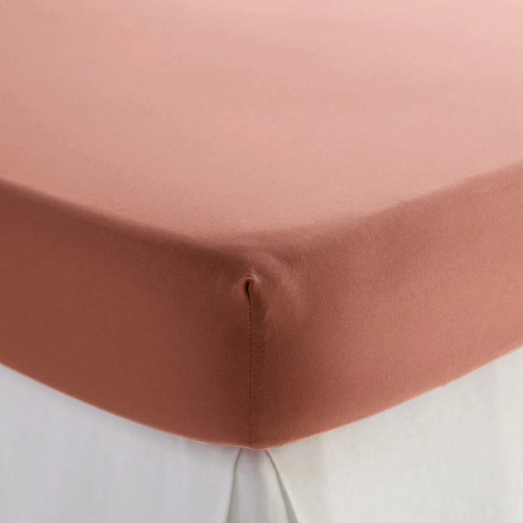 Hoeslaken van gewassen microvezel, gerecycled polyester, hoogte 30 cm