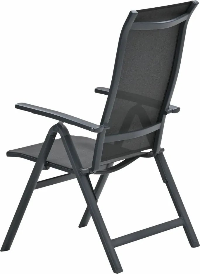 Garden Impressions Siena tuinstoel verstelbaar - donker grijs