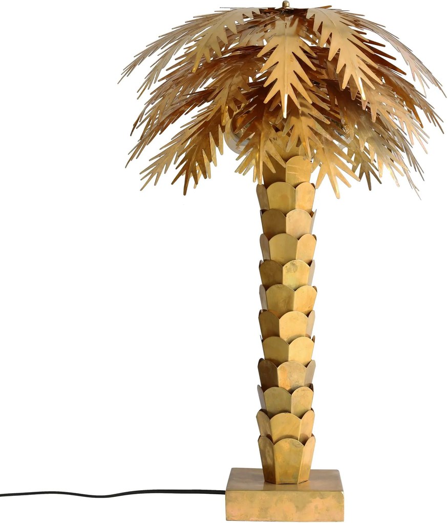 HKliving Brass Palm tafellamp