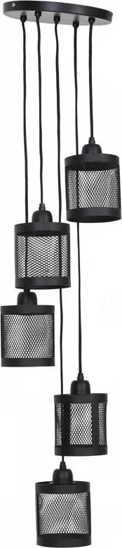 Light & Living Hanglamp 'Laetitia' 25cm, mat zwart