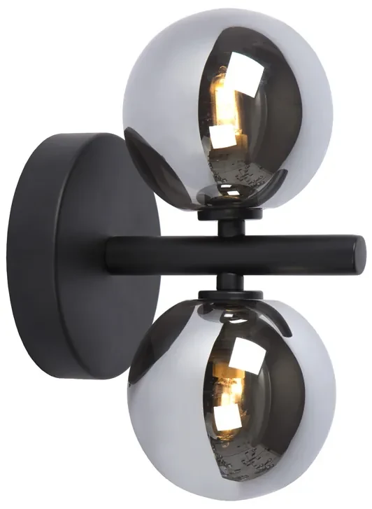 Lucide Tycho wandlamp 2x G9 zwart