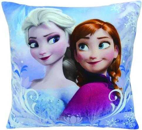 Frozen Kussen Elsa en Anna blauw 34 x 34 x 11 cm