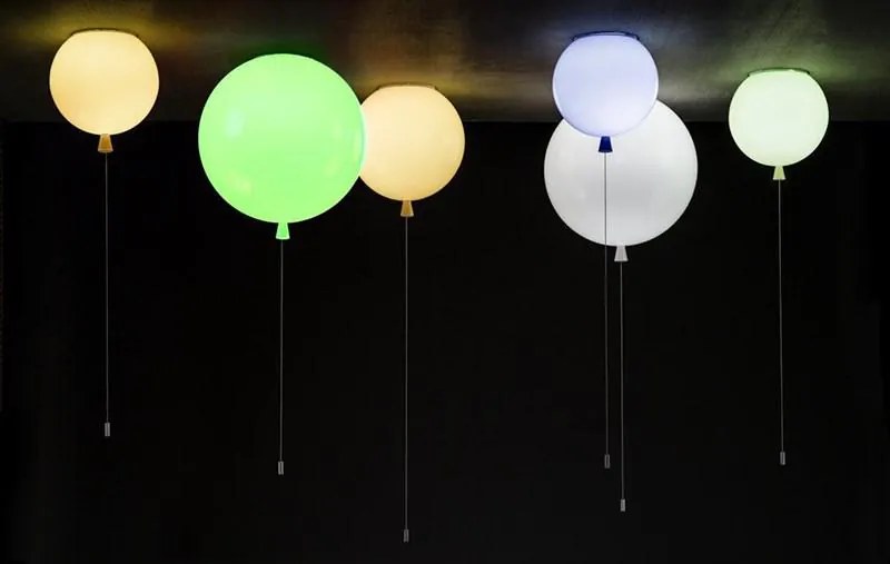 Brokis - Plafondlamp Memory Blauw glanzend / Zilver Glas