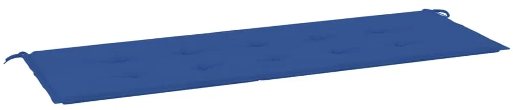 vidaXL Tuinbankkussen 150x50x3 cm stof koningsblauw