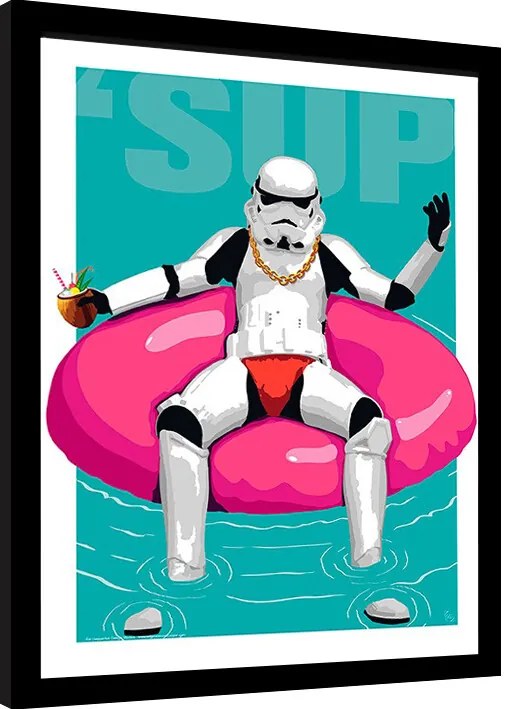 Ingelijste poster Star Wars: Original Stormtrooper - Pool Boy