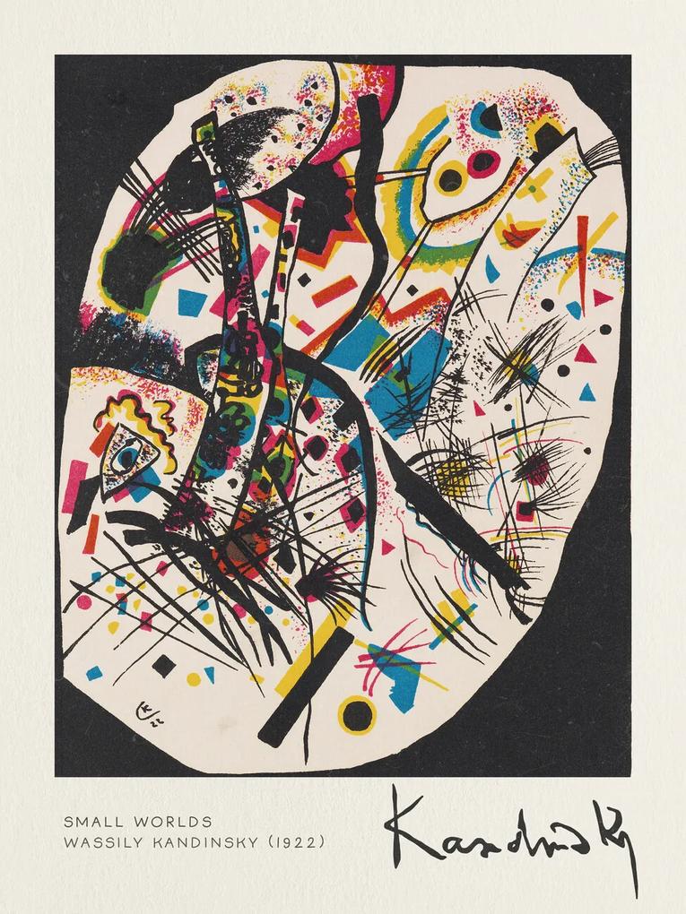 Kunstdruk Small Worlds - Wassily Kandinsky, (30 x 40 cm)