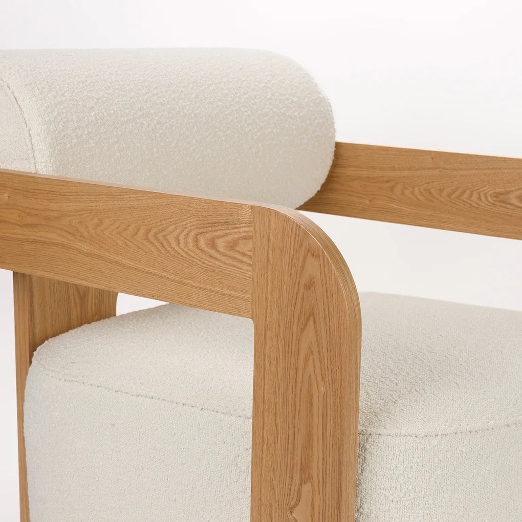 Zuiver Oolong Eiken Fauteuil Modern Design Beige