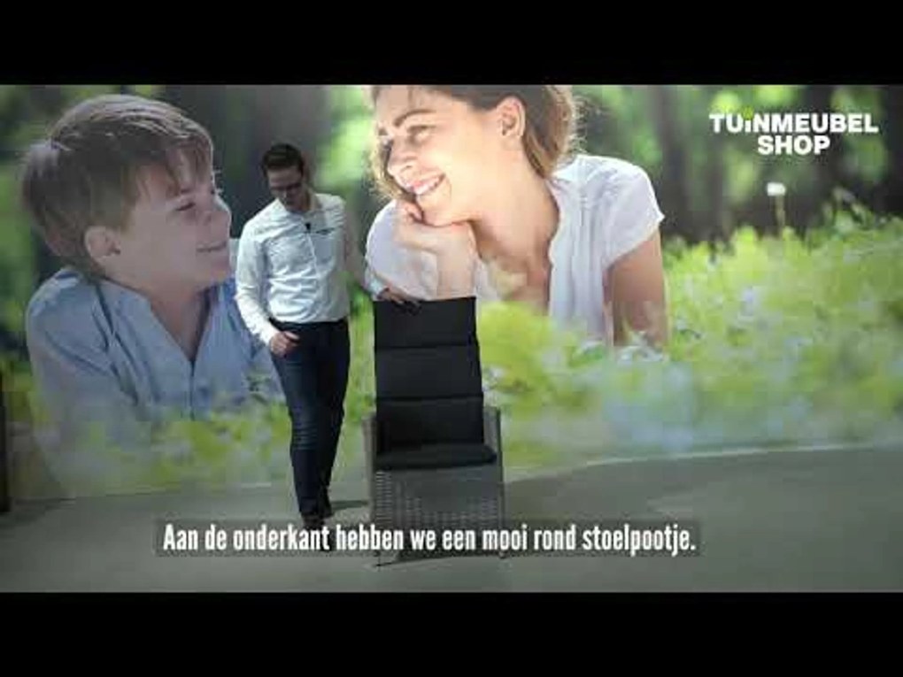 Tuinset 6 personen 260 cm Wicker Grijs Garden Collections Madera/Trente
